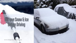 remove snow and ice from your vehicle - winter driving in canada